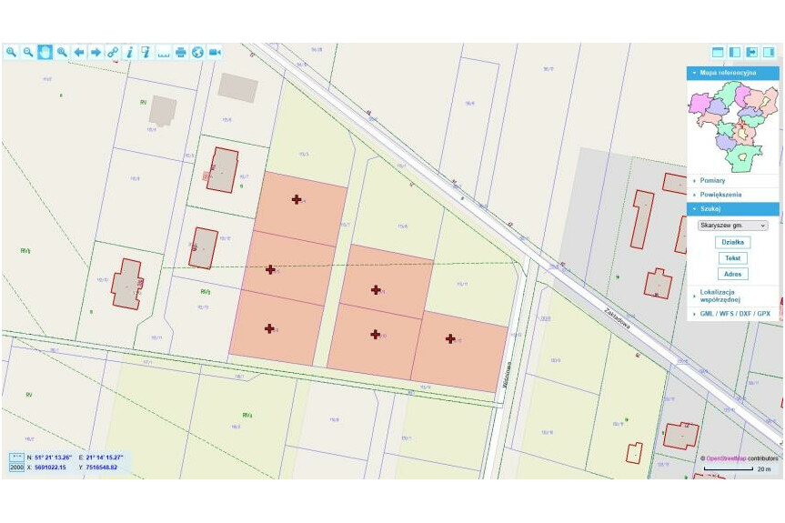 radomski, Skaryszew, Mak&oacute;w, Zakładowa, 5 działek MAK&Oacute;W.