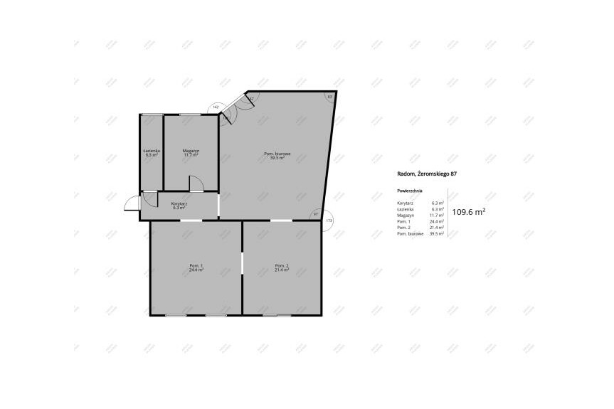 Radom, Śr&oacute;dmieście, Centrum, Żeromskiego, Kamienica